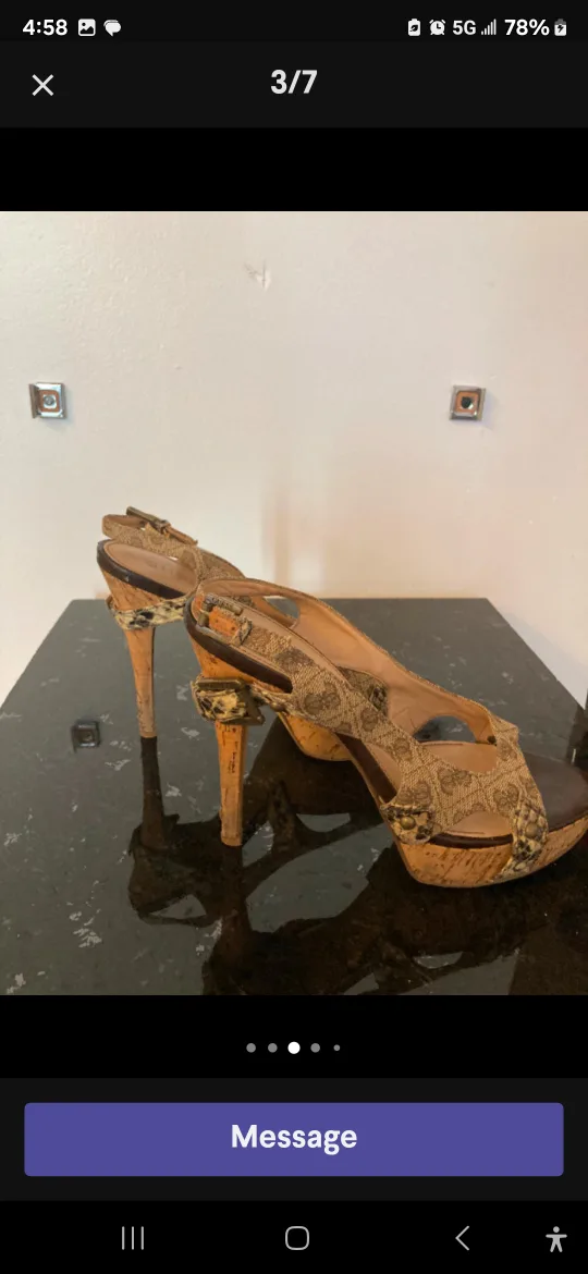 Guess Heels - Size 7 thumbnail