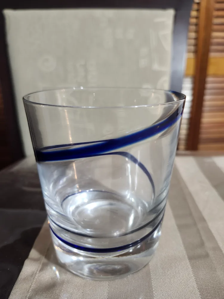 Blue Swirl Drinking Glasses - Set of 20 thumbnail