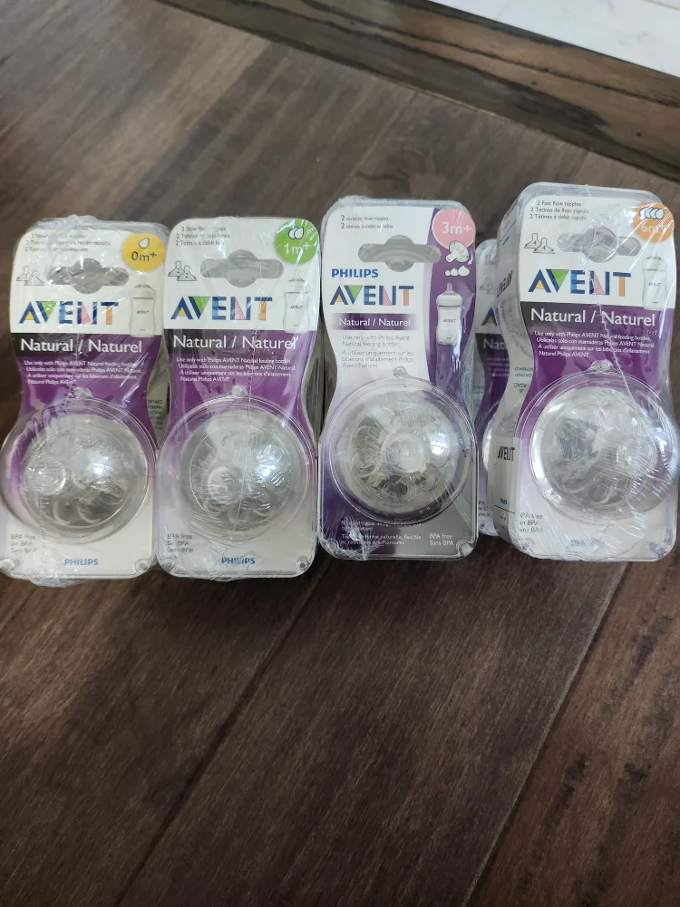 Philips Avent Natural Baby Bottle Nipples, New thumbnail