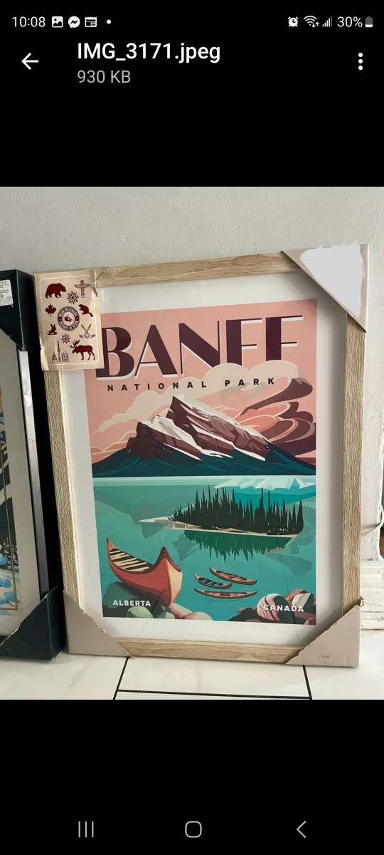 Framed Banff National Park Print thumbnail
