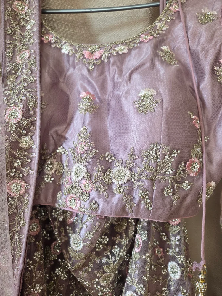 Embroidered Lehenga Choli Set image indicator(4)