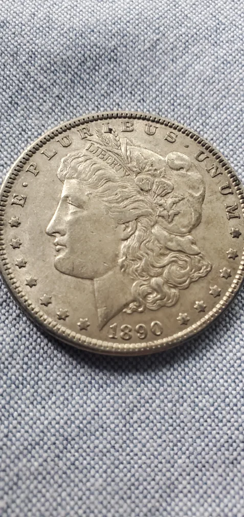 1890 Morgan Silver Dollar thumbnail