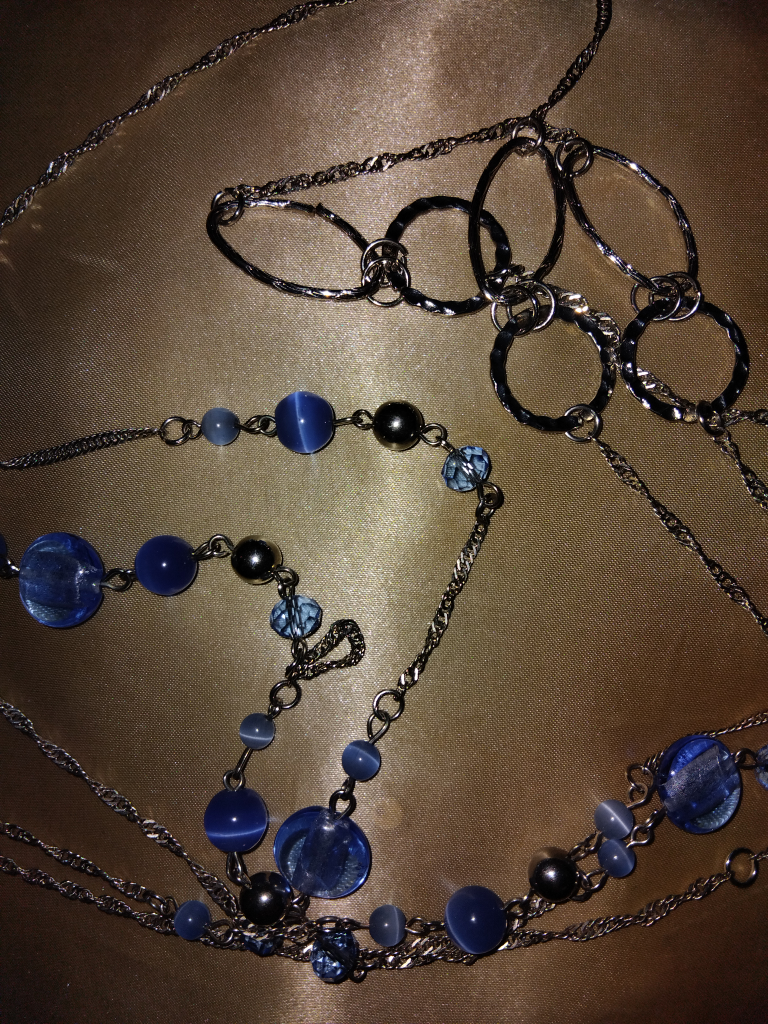 Blue Beaded Fashion Necklace - photo 2