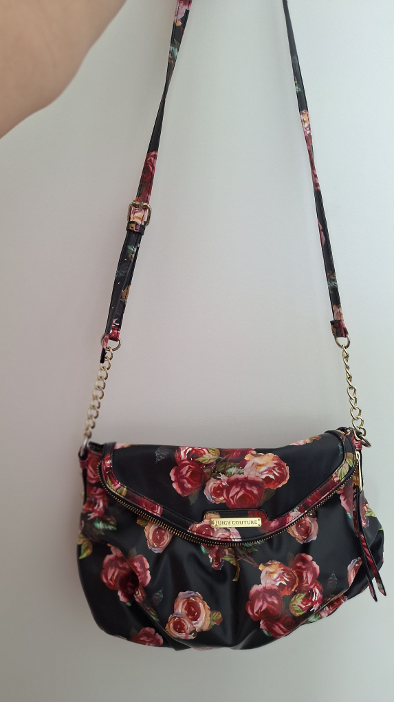 Juicy Couture Floral Print Shoulder Bag