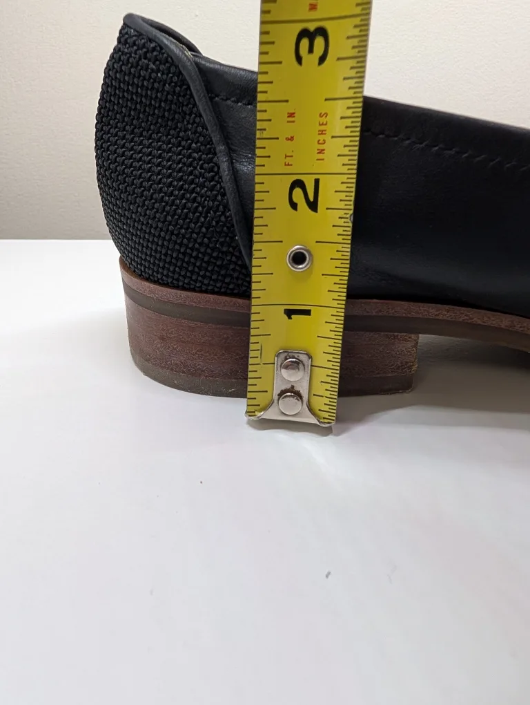 ED Ellen DeGeneres Black Leather Loafers image indicator(8)