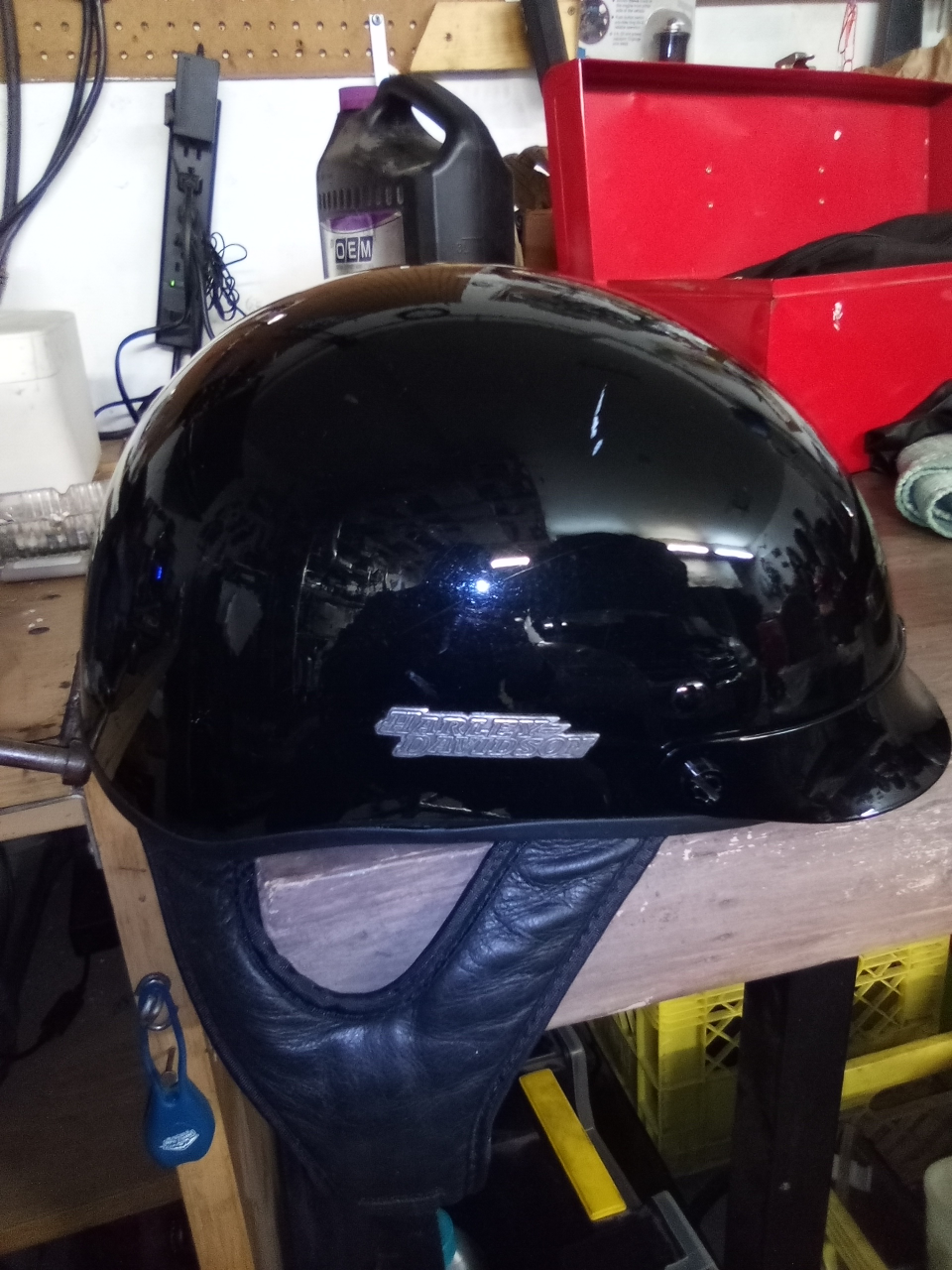 Harley Davidson half helmet
