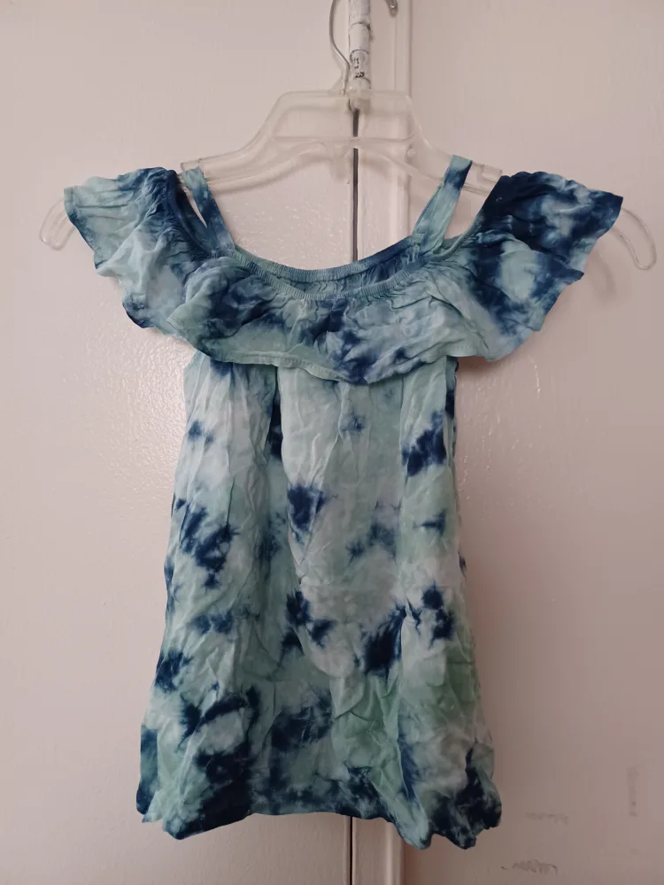 NEW Splendid Girl's Light Green Ruffle Top- size 5-6 thumbnail