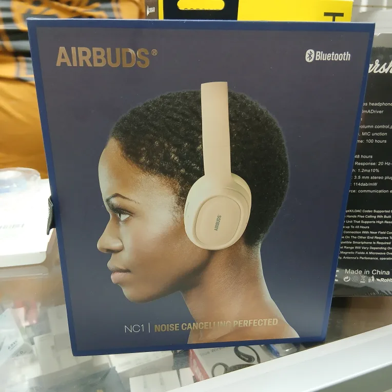 Airbuds NC1 Noise Cancelling Headphones - Champagne Cream thumbnail