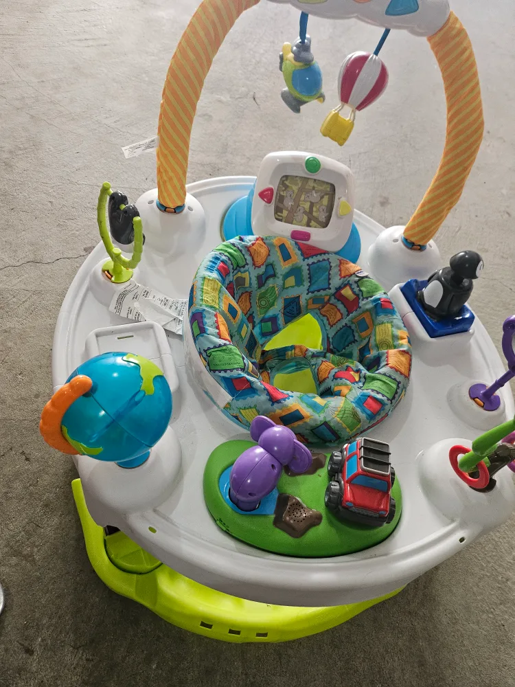 Evenflo ExerSaucer Triple Fun+ World Explorer Activity Saucer 🇨🇦 thumbnail