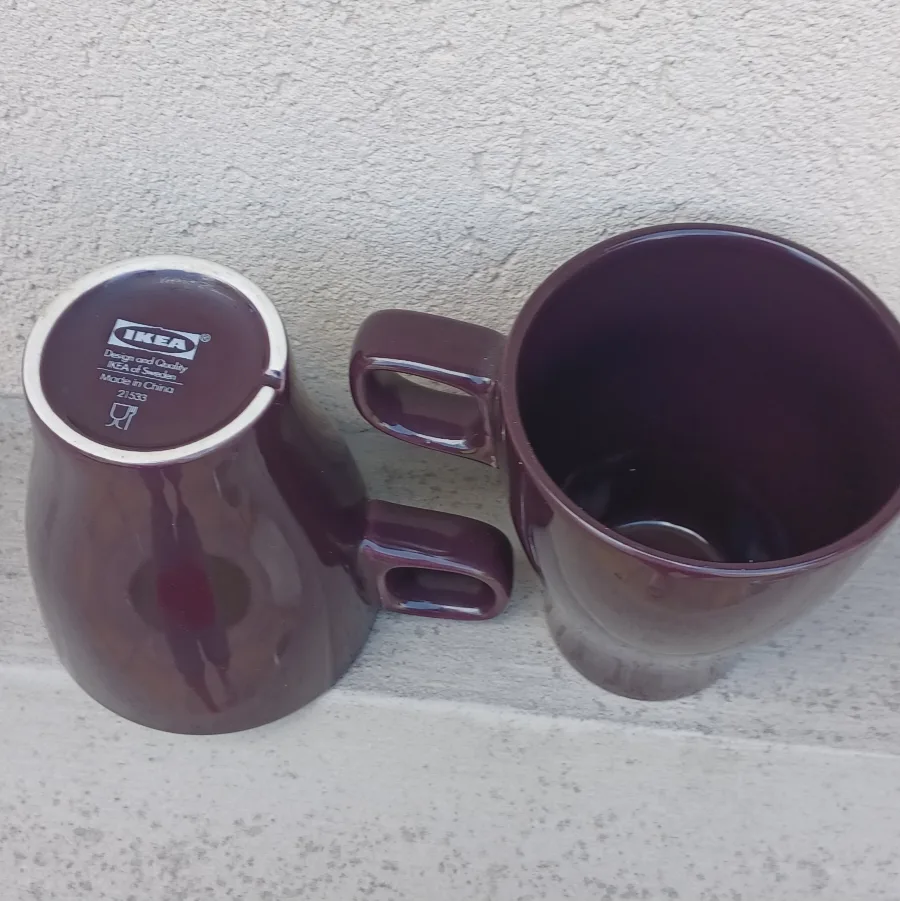 IKEA Brown Mugs (Set of 2) image indicator(3)