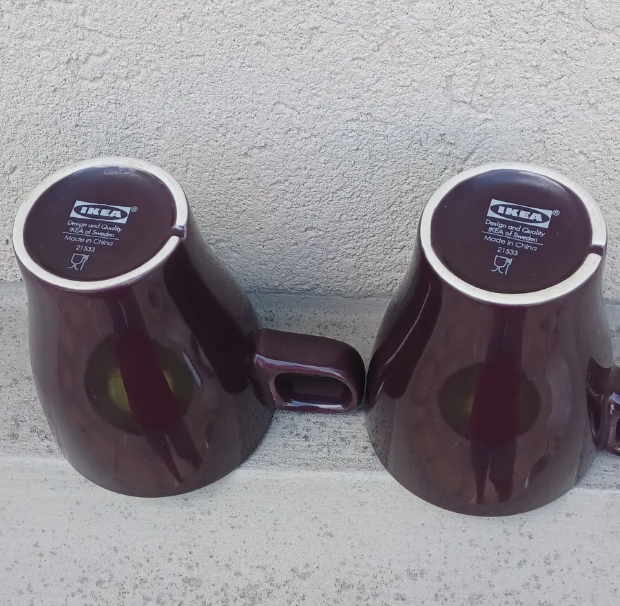 IKEA Brown Mugs (Set of 2) image indicator(5)