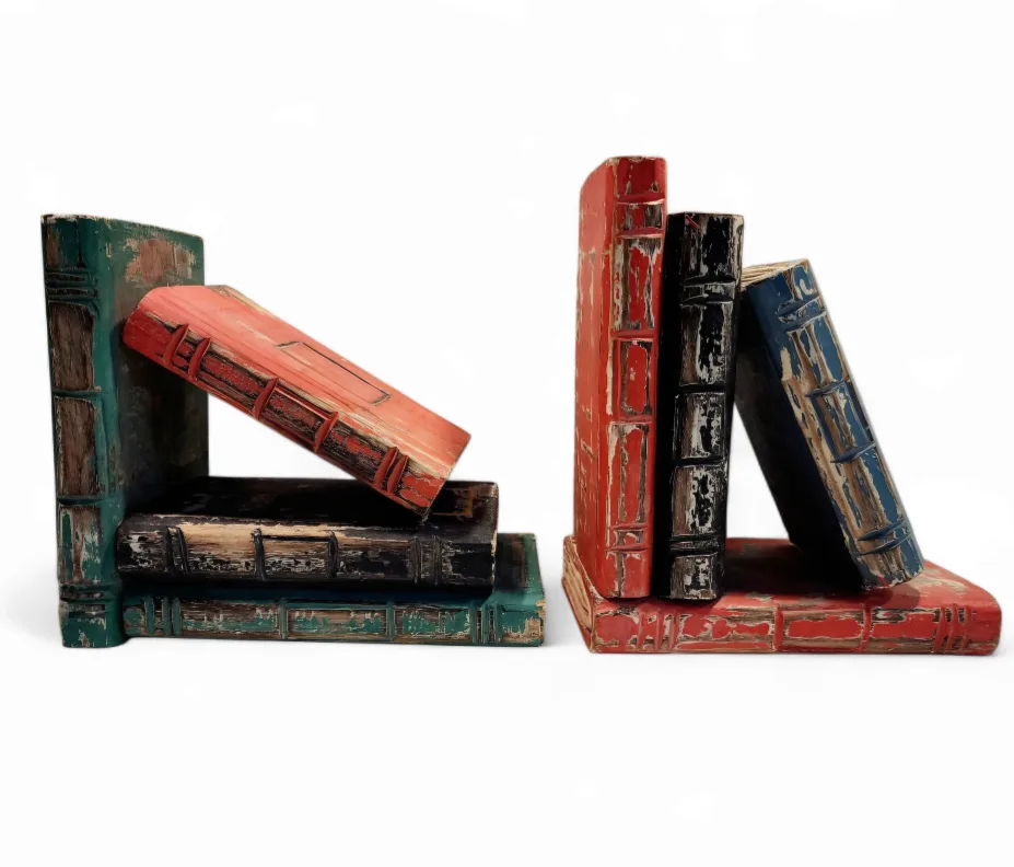 Home decor wooden books thumbnail