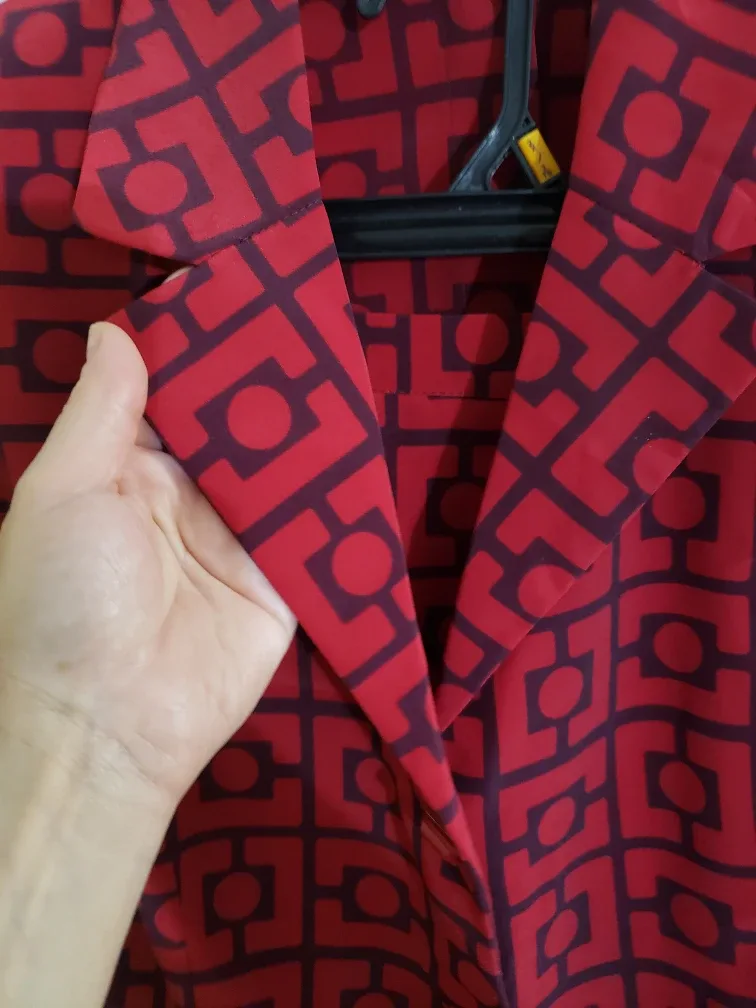 🇨🇦Red & Black Skirt Suit size 14-16 p image indicator(4)