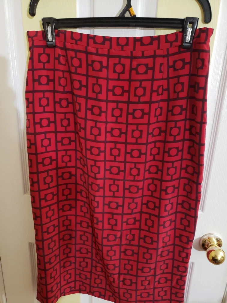 🇨🇦Red & Black Skirt Suit size 14-16 p image indicator(7)