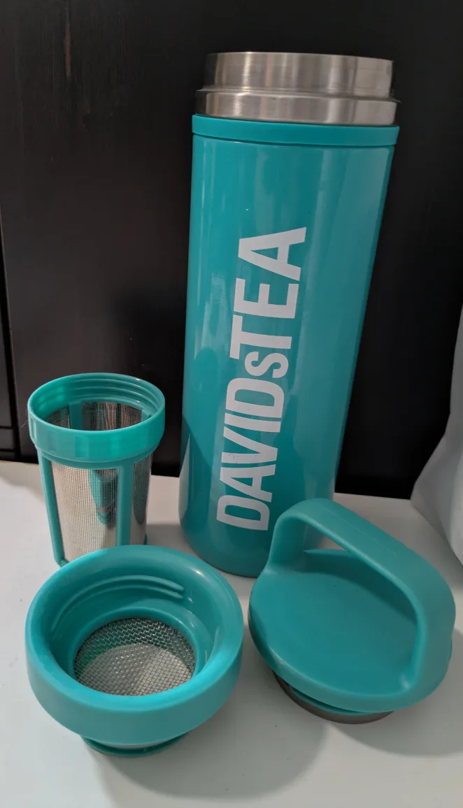 DAVIDsTEA Turquoise Tea Tumbler image indicator(2)
