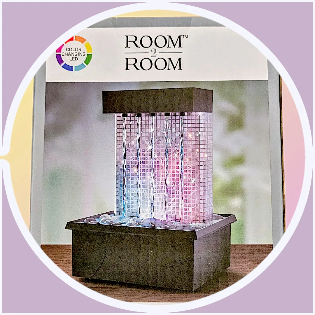 New NIB LED WaterDrip Fountain Rocks Included image indicator(8)