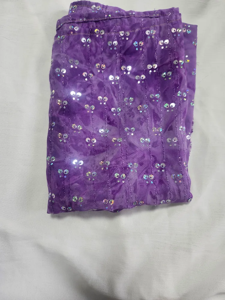 Purple Sequin  kurti top  Fabric  🇨🇦 image indicator(2)