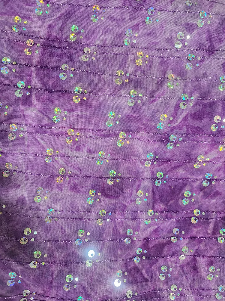 Purple Sequin  kurti top  Fabric  🇨🇦 image indicator(3)