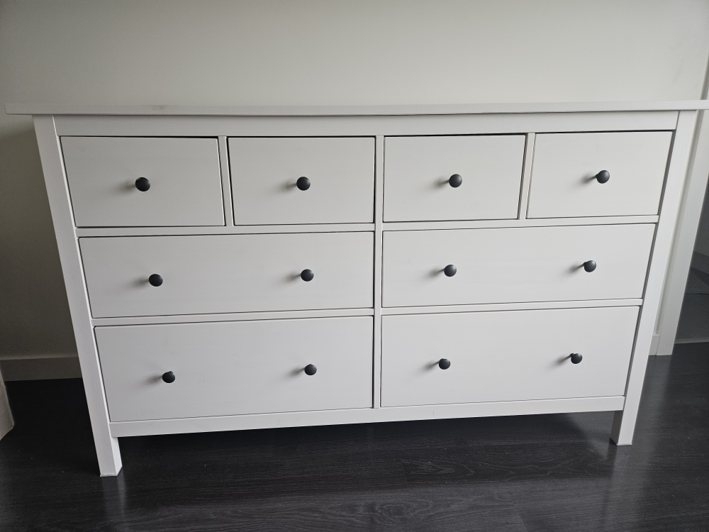 IKEA Hemnes White 8-Drawer Dresser - photo 2