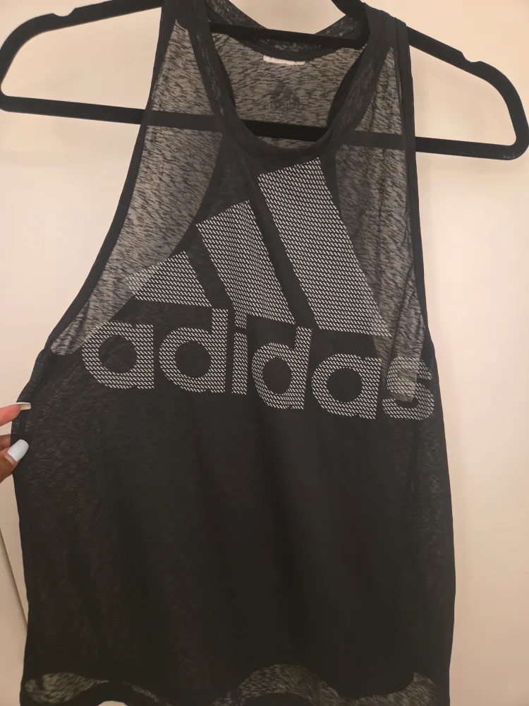 Adidas Black Tank Top - Medium - Women's thumbnail