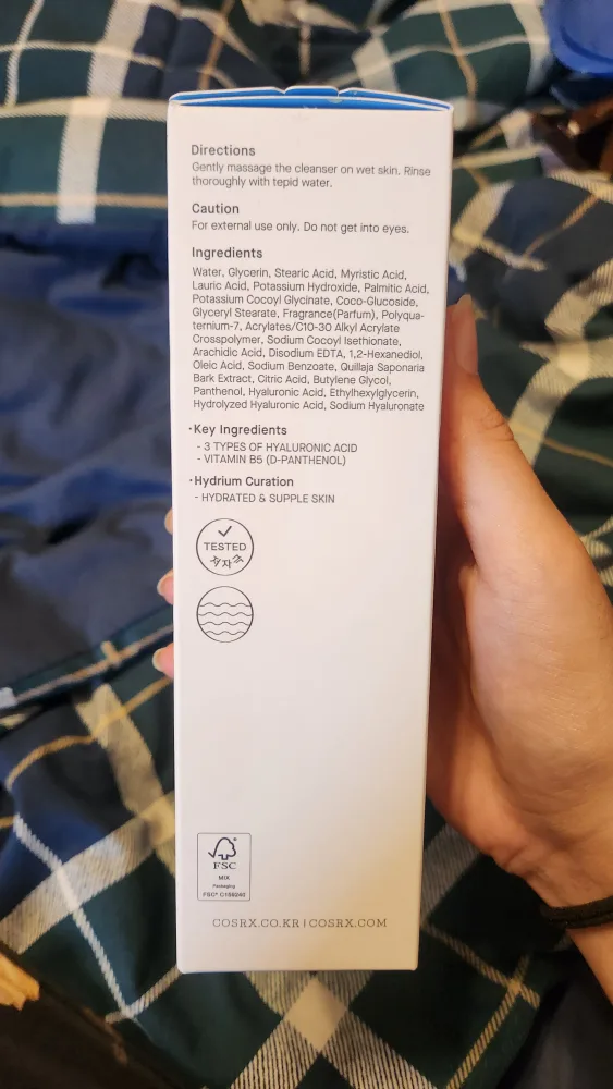 COSRX Triple Hyaluronic Moisturizing Cleanser (New) image indicator(5)