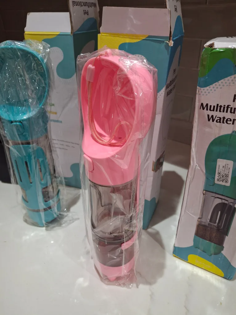 New Pet Multifunctional Water Bottle image indicator(3)