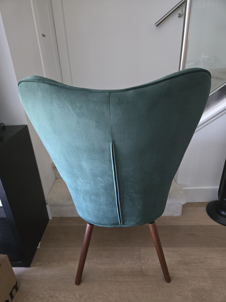 x2 Green Accent Chairs