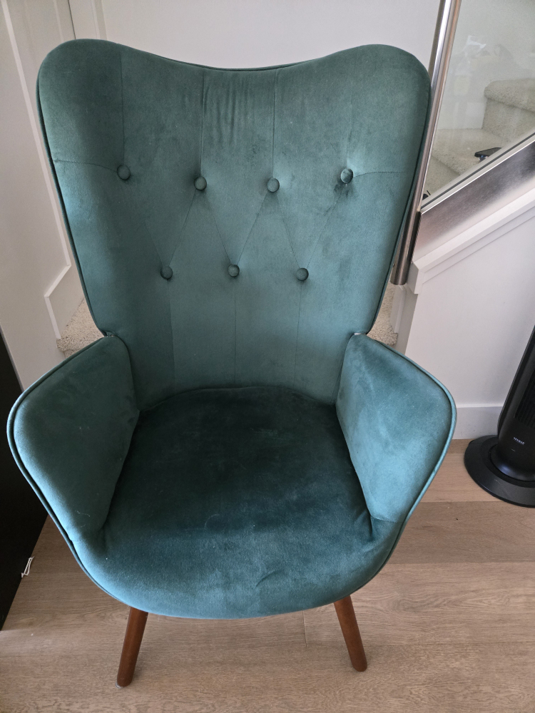 x2 Green Accent Chairs - photo 3