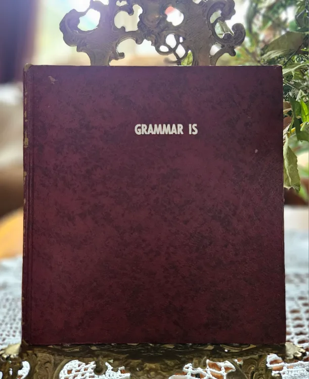 Vintage "GRAMMAR IS" hardcover textbook 📖 thumbnail