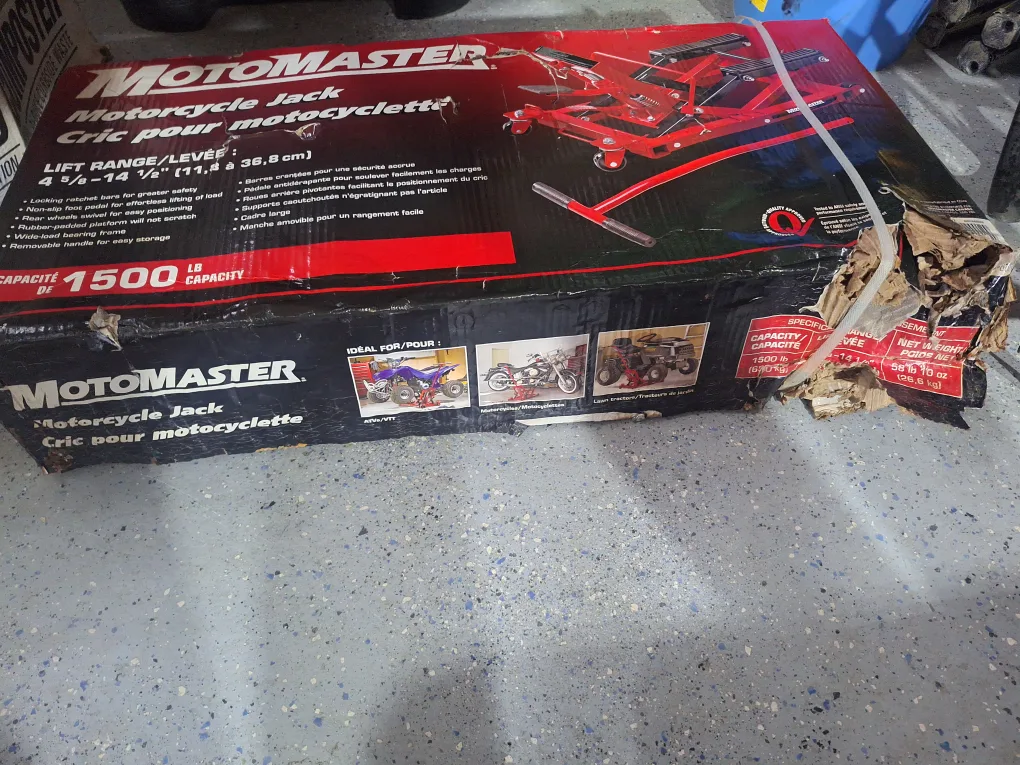 MotoMaster Motorcycle Jack - 1500 lb Capacity thumbnail