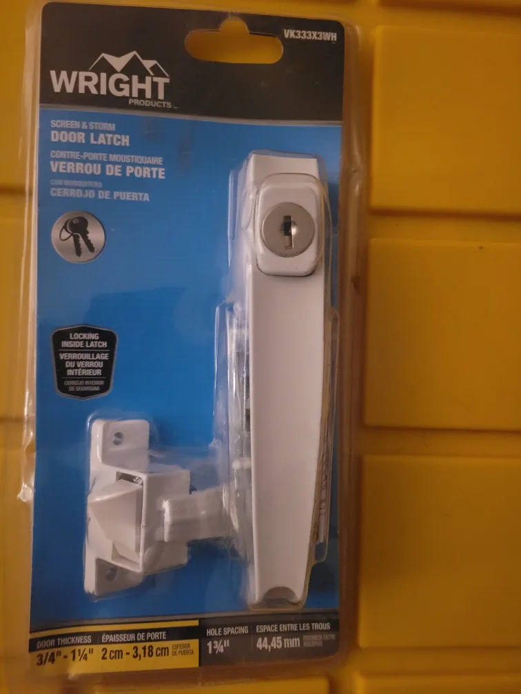 🥕Wright Products Screen & Storm Door Latch - NEW thumbnail