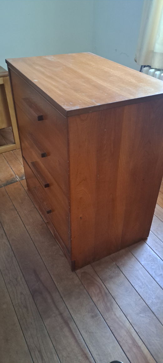 Mid century vintage Wooden Drawer Dresser - photo 4