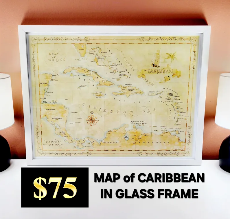 Map of the Caribbean thumbnail