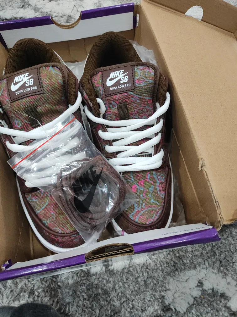 Nike SB Dunk Low Pro Paisley Size 8 Women's image indicator(8)