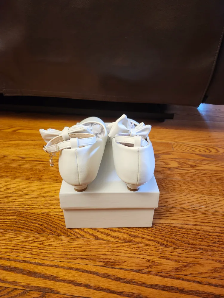 Kid Girl White Dress Shoes - Size CN35 image indicator(4)