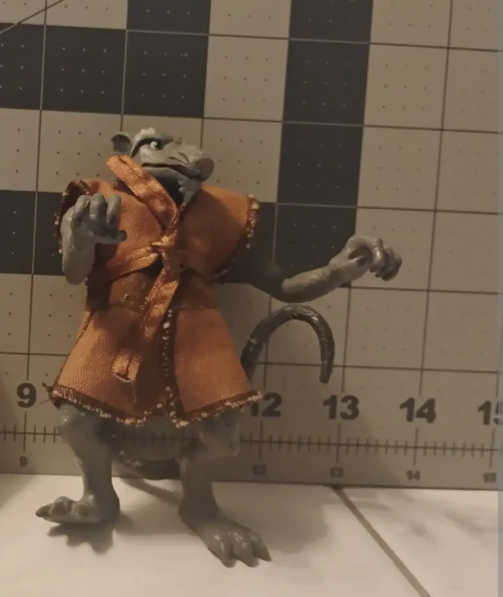 2002 Teenage Mutant Ninja Turtles Splinter Action Figure thumbnail