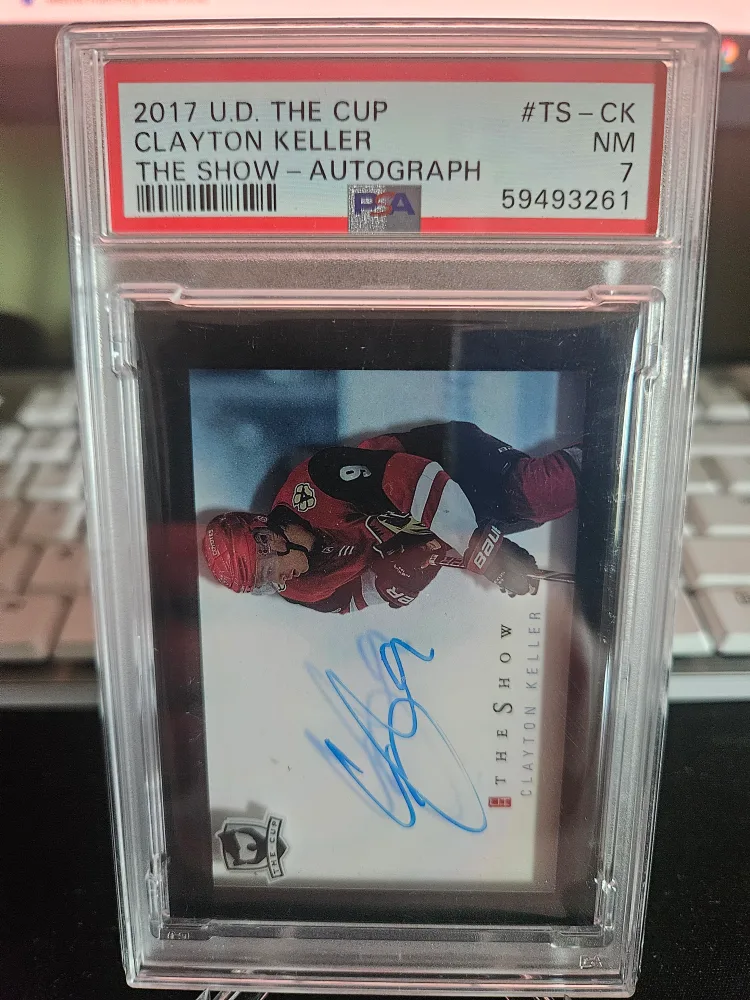 2017 U.D. The Cup Clayton Keller Autograph Card thumbnail