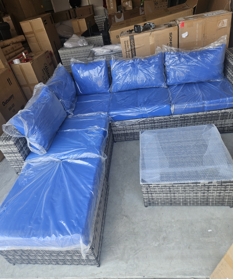 Brand New 4 pc Outdoor Sofa Sectional set. assembled - photo 2