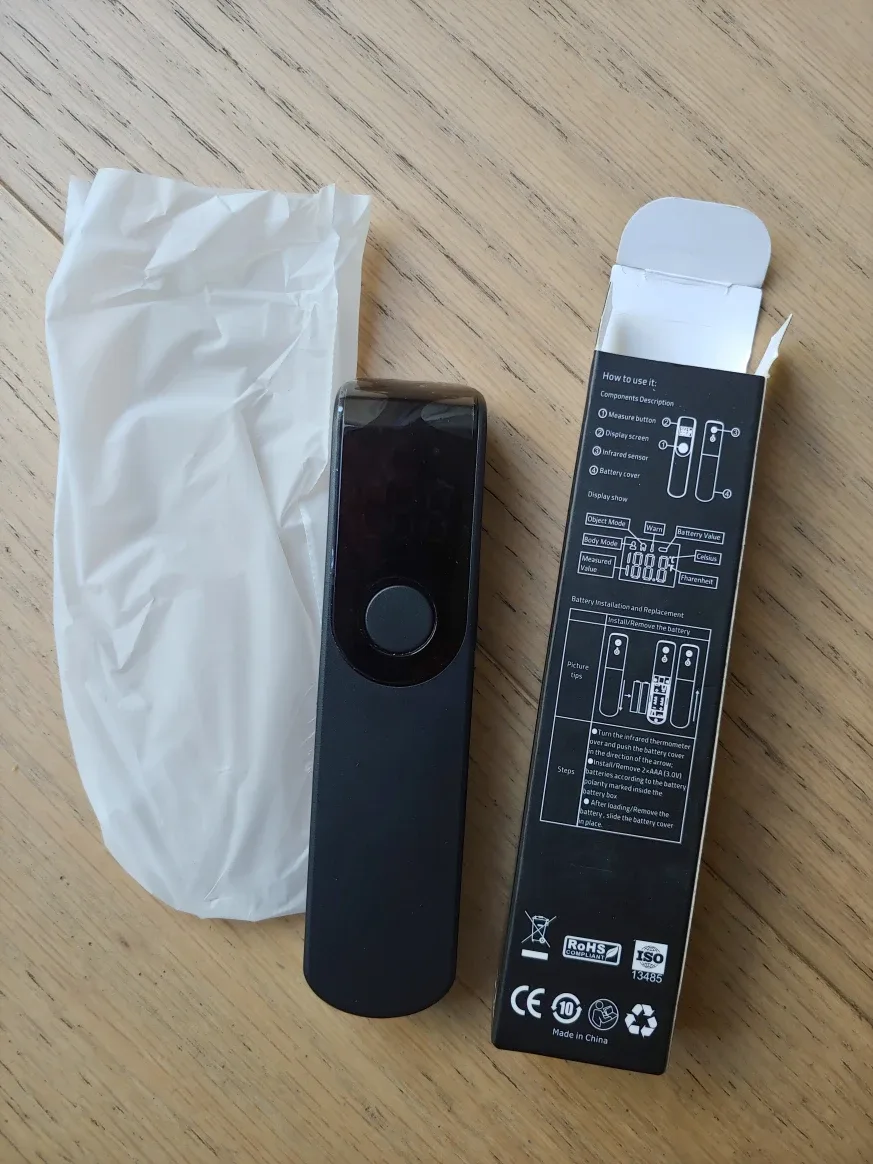 Digital Thermometer, Non-Contact Infrared, Human & Object image indicator(10)