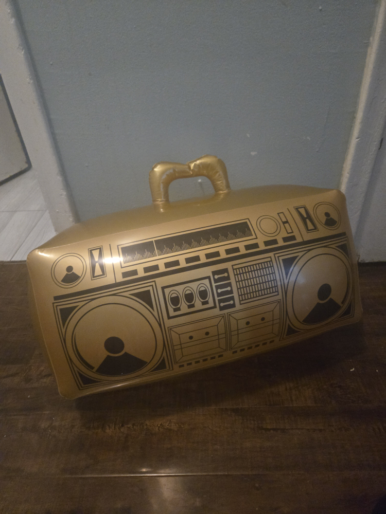 Inflatable Gold Boombox - photo 3