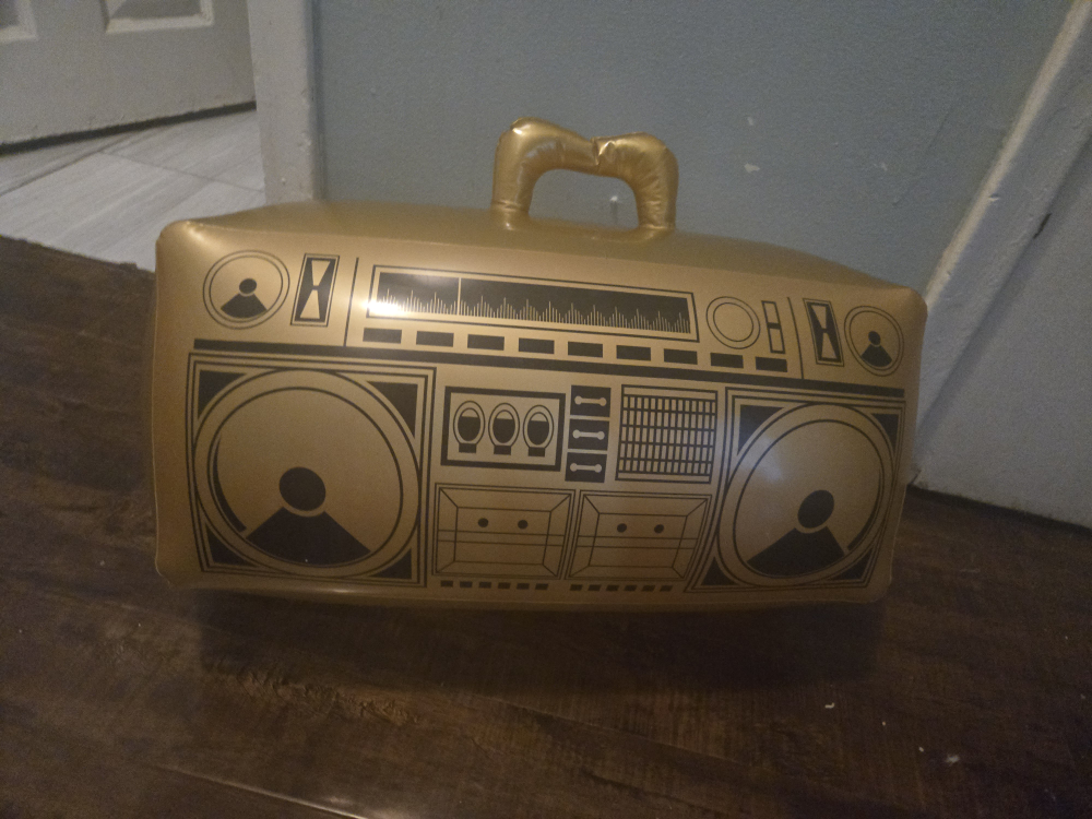 Inflatable Gold Boombox - photo 4
