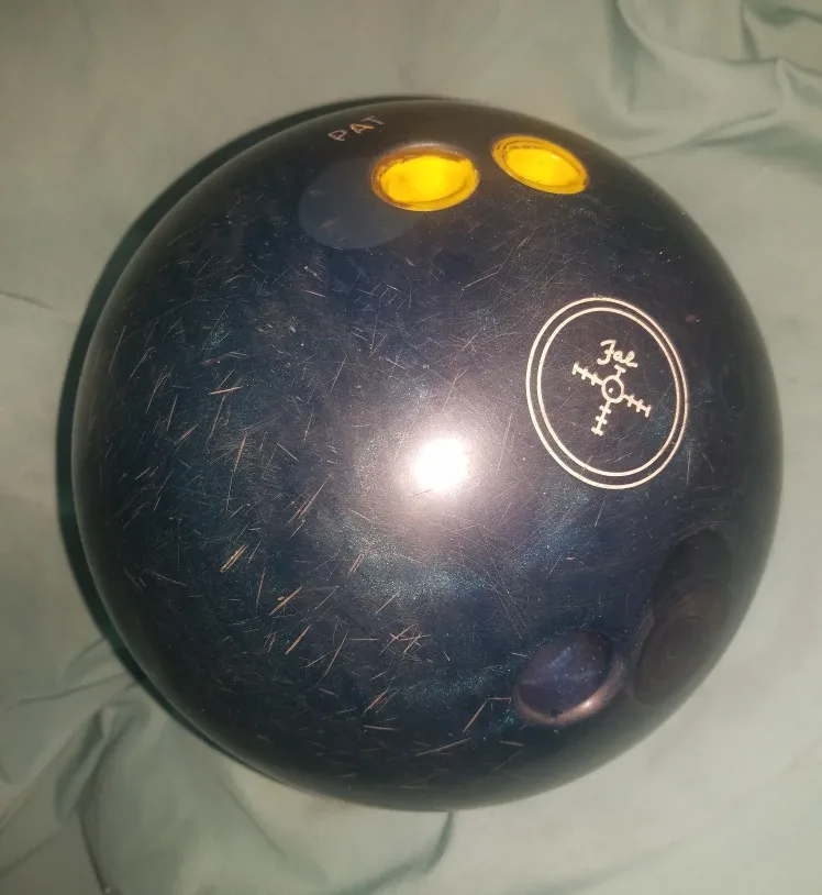 Blue Hammer 16lb Pre-Drilled Urethane Hammer Bowling Ball image indicator(7)