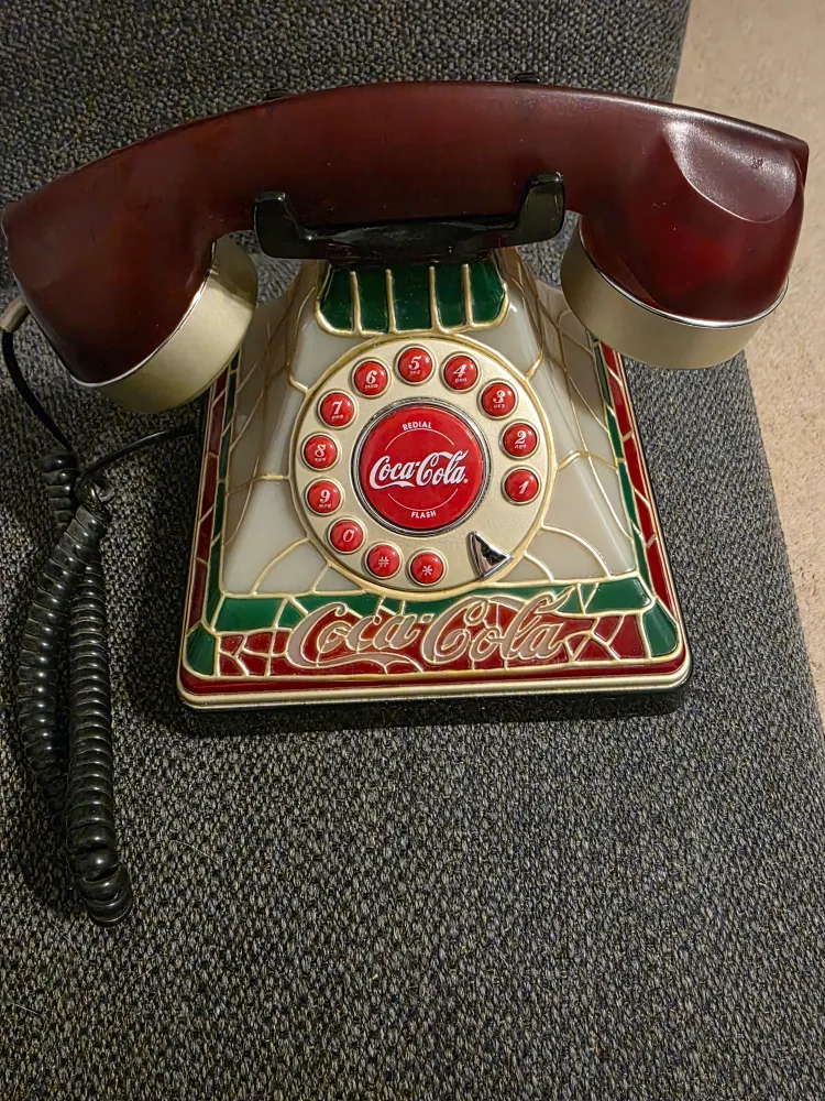 Vintage Coca-Cola Stained Glass phone thumbnail