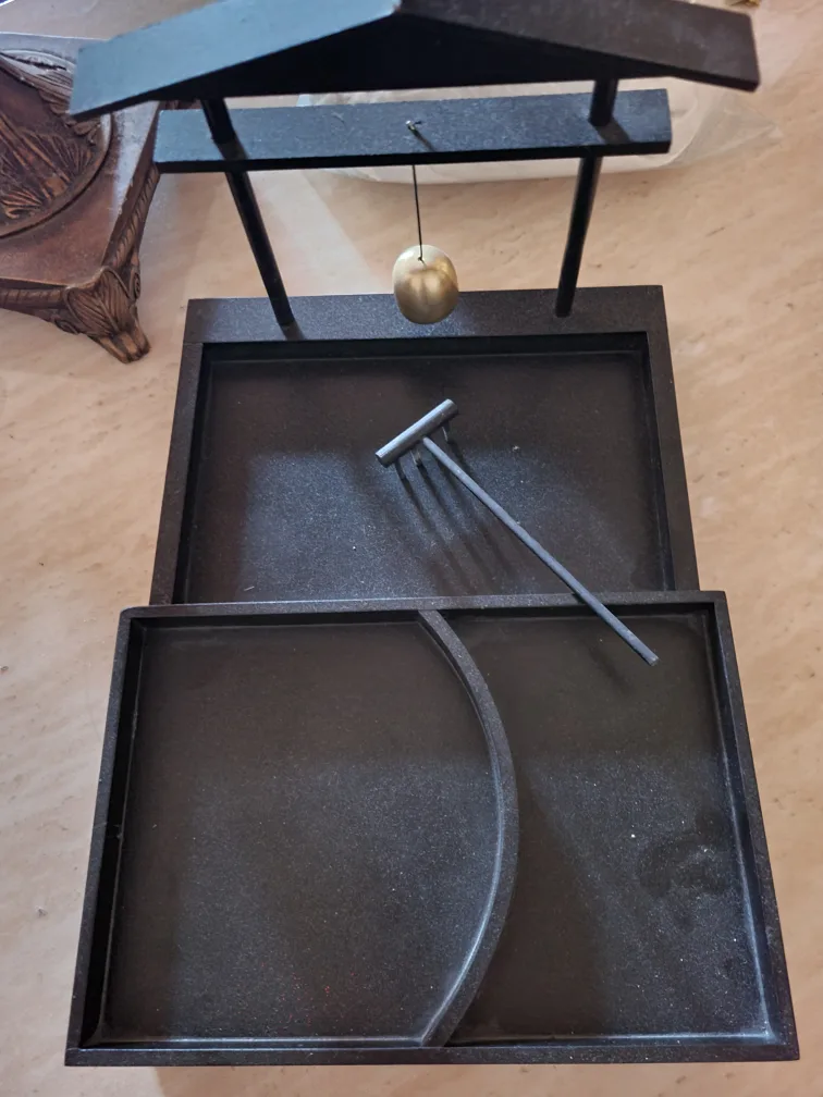 Zen Garden with Rake and Pendulum thumbnail