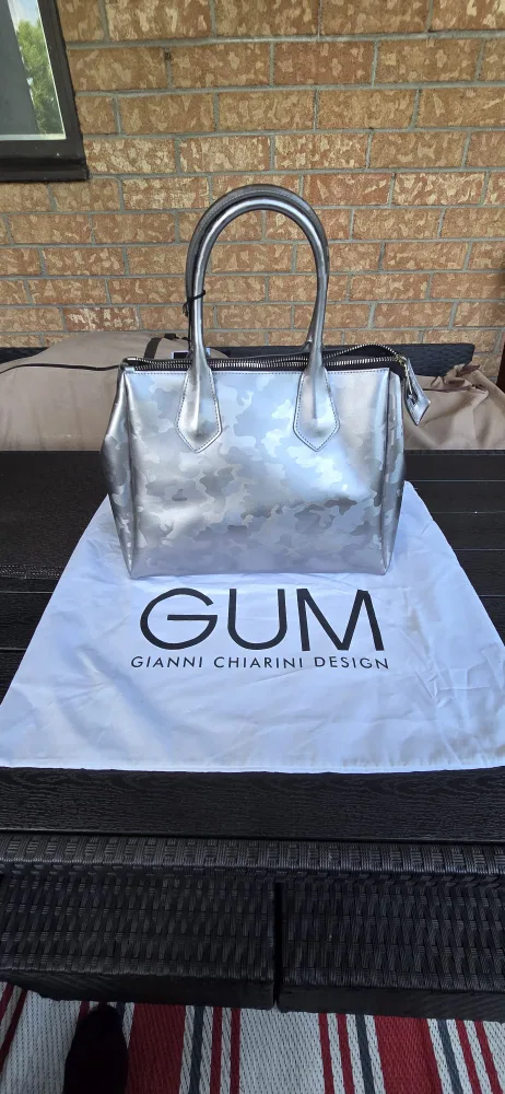 GUM Gianni Chiarini Design Silver Camo Tote Bag image indicator(10)