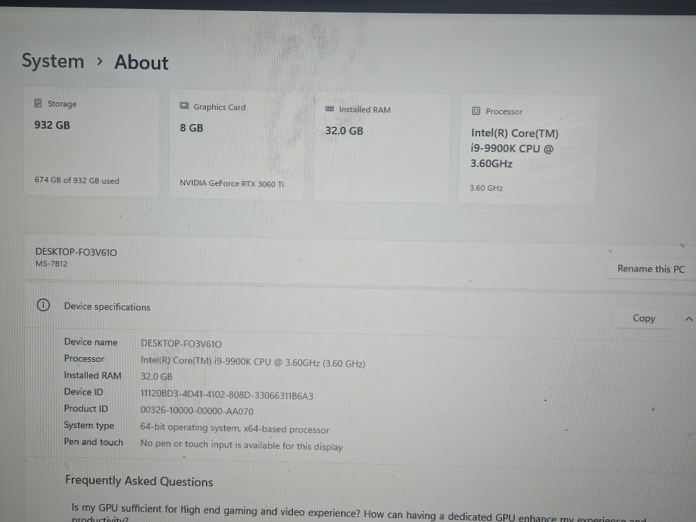 RTX 3060 ti - $350 OBO - photo 3