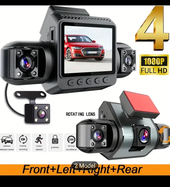 Dashcam, 4-Channel, 1080P, 4 Channels, IR Night Vision, G-Sensor image indicator(5)