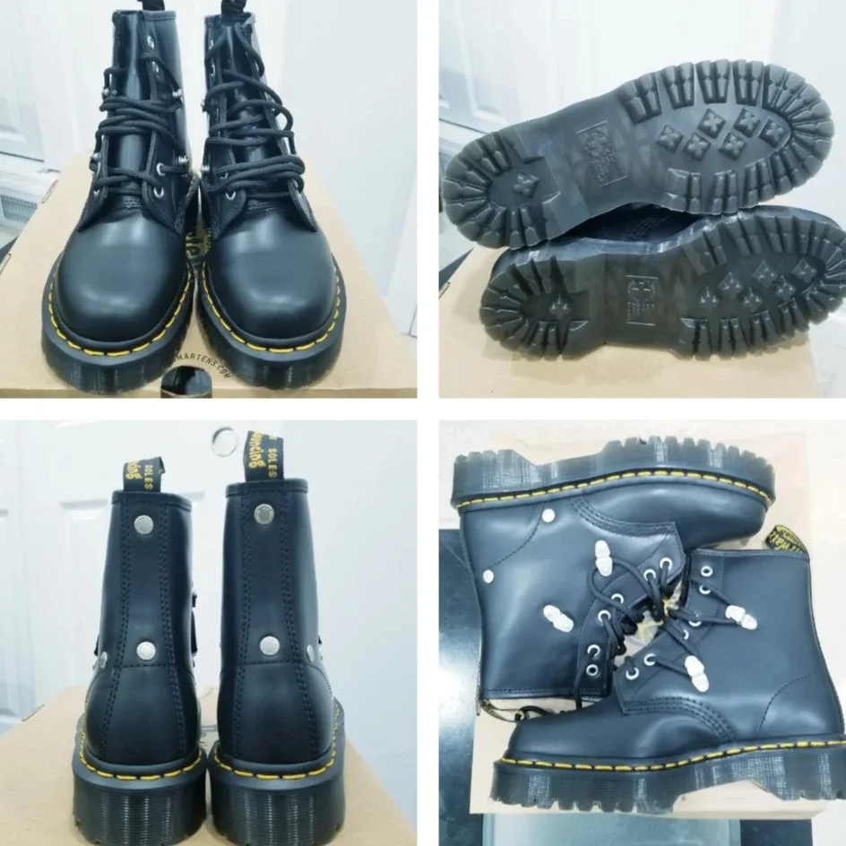 Dr. Martens 1460 Bex Stud Black Boots - US 6 thumbnail