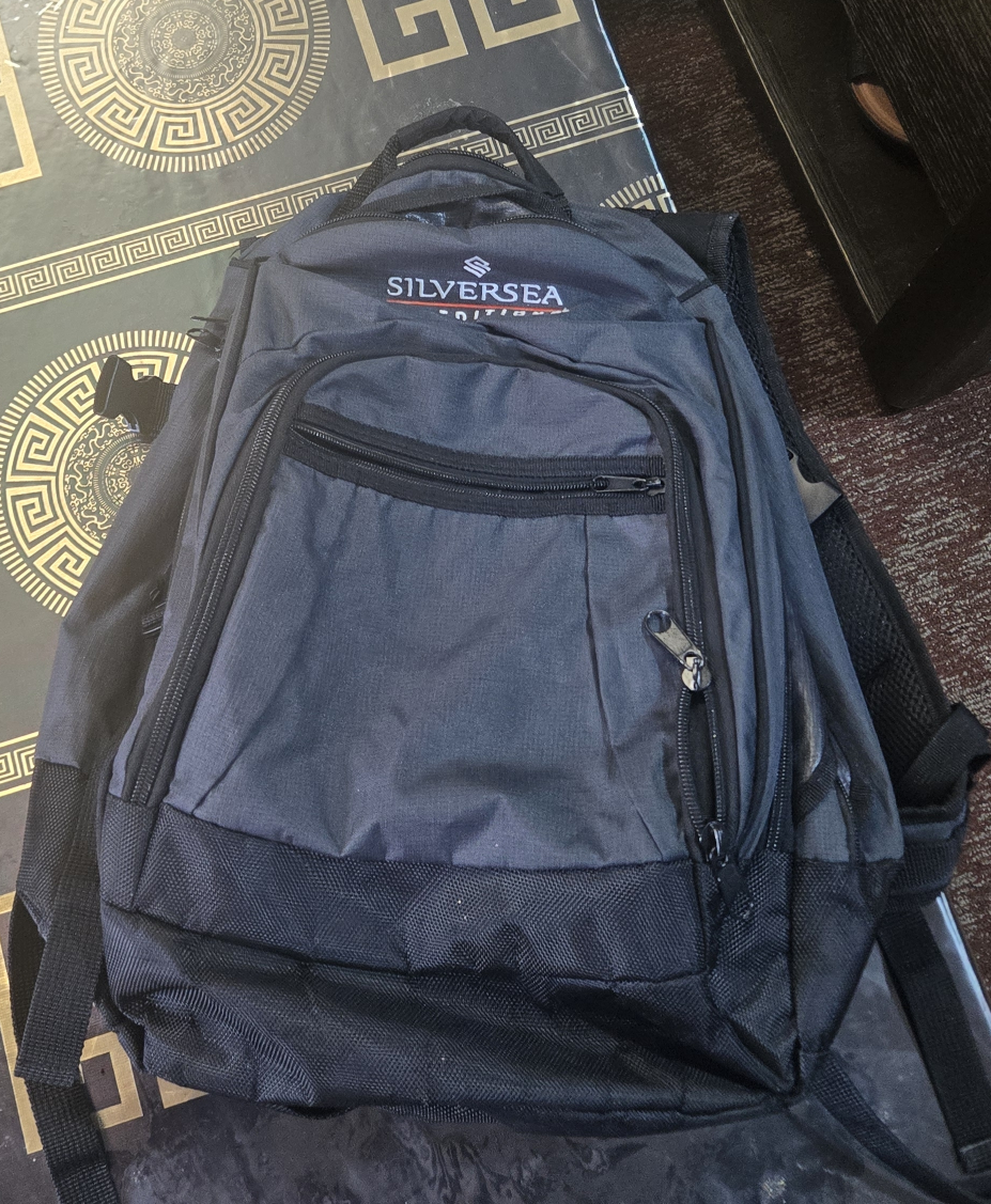 Silversea Edition Black Backpack