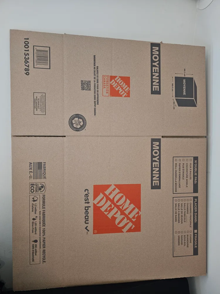 Home Depot Medium Moving Boxes thumbnail